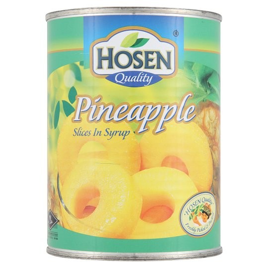 HOSEN PINEAPPLE SLICES IN SYRUP 565G 			 