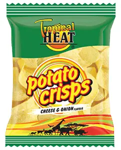 TROPICAL POTATO CRISPS CHEESE & ONION 50GMS