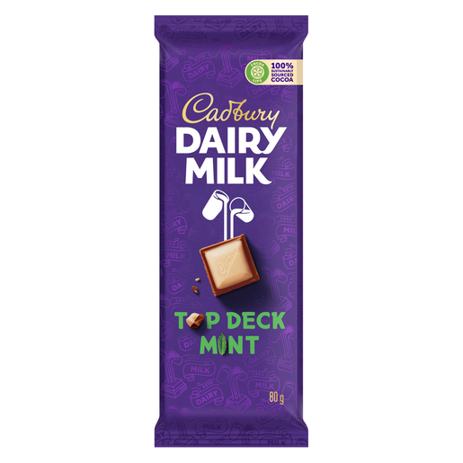 Cadbury top deck mint 80gms