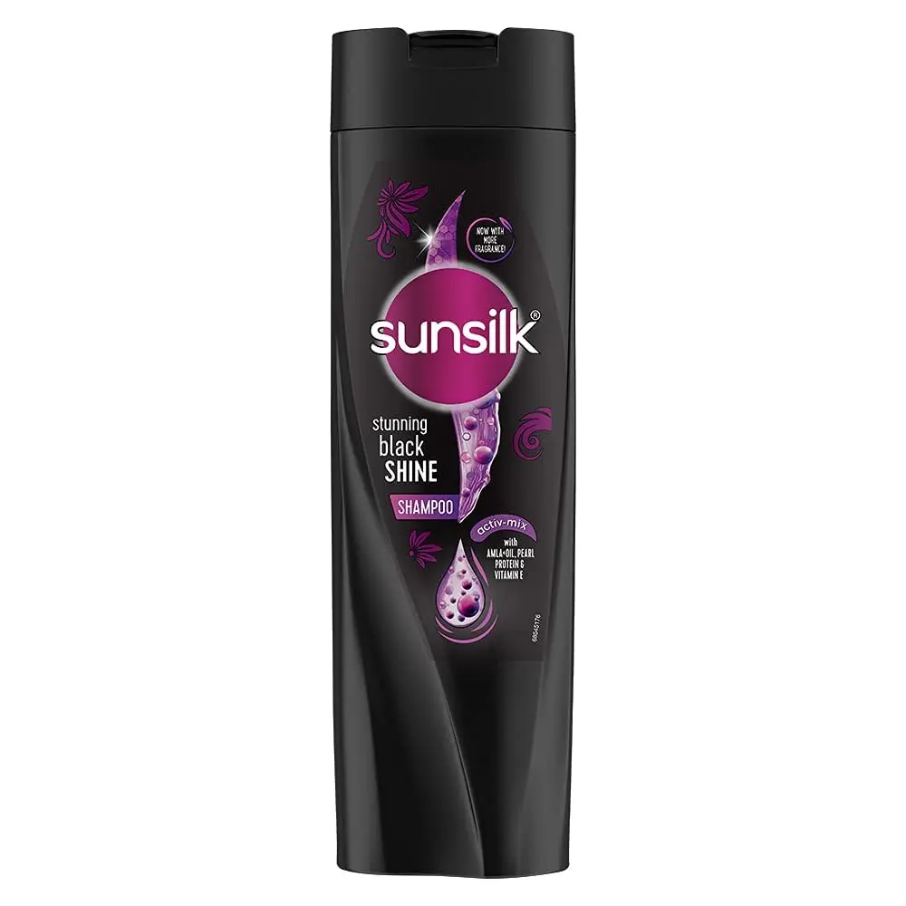 SUNSILK STUNNING BLACK 360ML