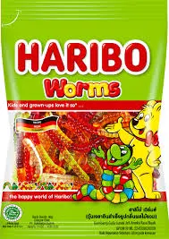 HARIBO WORMS 80GMS