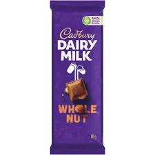 Cadbury Dairy Milk (Whole Nut) (80gms)