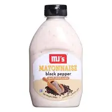 Mj Mayonnaise Black Pepper (UD) (310ml)
